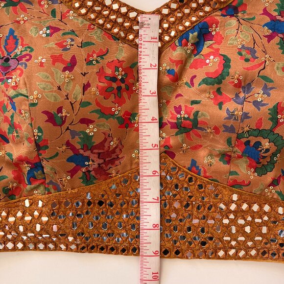 Floral Multicolor Sleeveless Dress - Picture 11 of 11